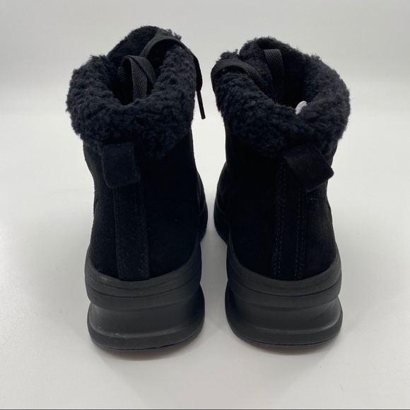 Taryn Rose Zahara Weatherproof Black Ankle Boots - Picture 3 of 9